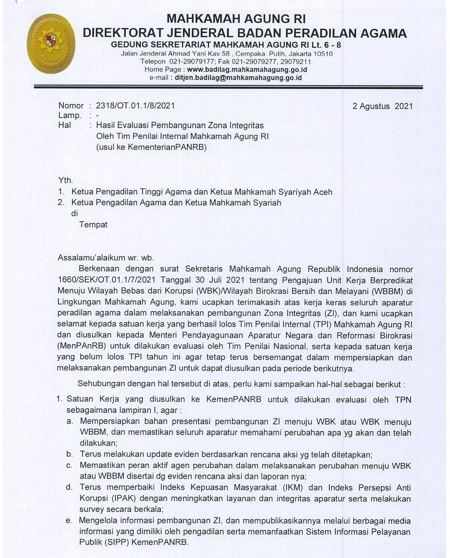 Usul Evaluasi WBK