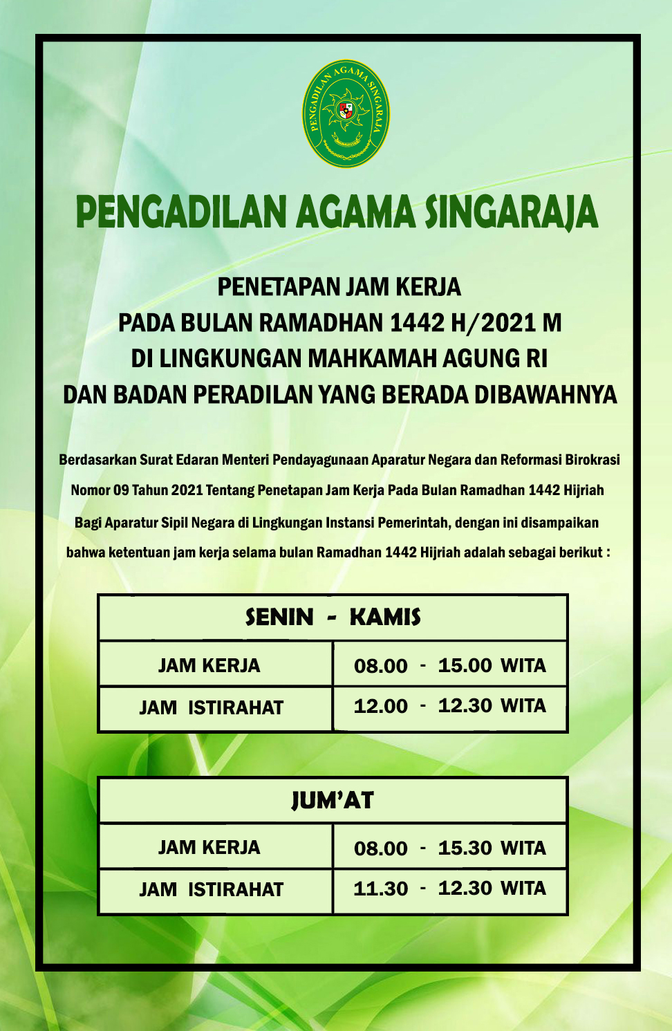 pelayanan puasa